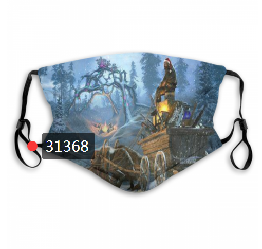 2020 Merry Christmas Dust mask with filter 55